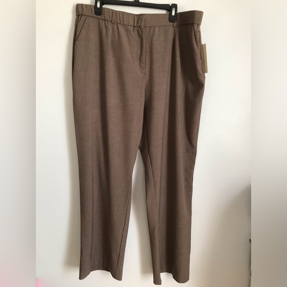 Dark tan dress slacks